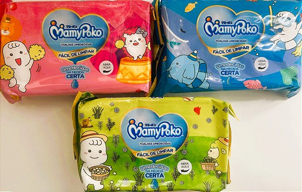 Kit 3 Pacotes Toalhinhas Lenços Umedecidos Mamypoko