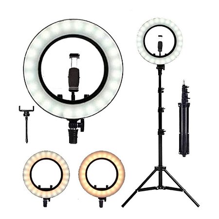 RING LIGHT 35CM + PEDESTAL.