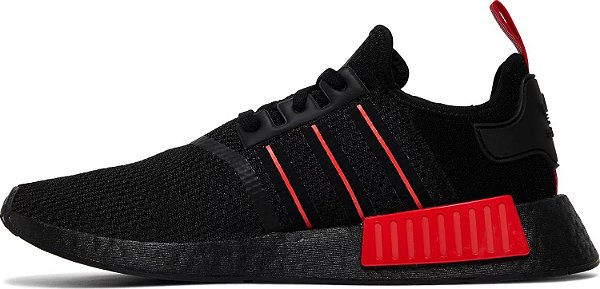 black red adidas nmd