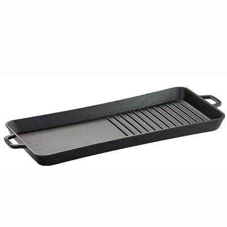 Forma Assadeira Meia Grelha 54x25cm em Ferro Fundido - Máquinas,  Equipamentos e Utensílios Domésticos para Bares, Restaurantes, Lanchonetes,  Supermercados, Cozinha Industrial.