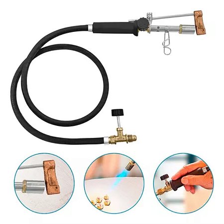 Maçarico de Solda Machadinha a Gás GLP Alta Pressão Botijão P13