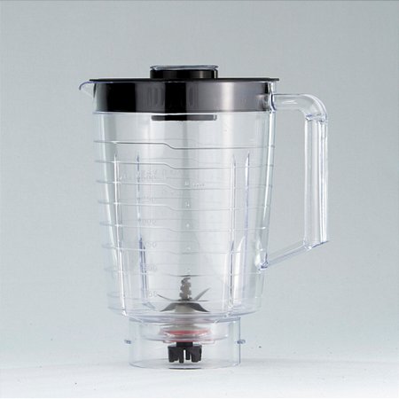 Copo Liquidificador Walita Problend 6 RI 2135 Clean Cristal com Tampa Preta