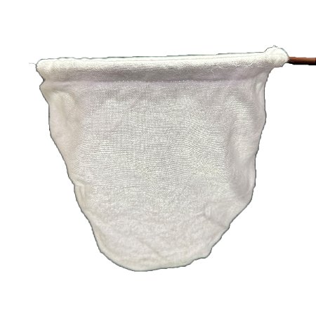 Coador Filtro de Pano 20x25cm Para Café Caipira Tipo Bar Dose Cabo Plástico 100% Algodão - Faz Mais de 5 Litros