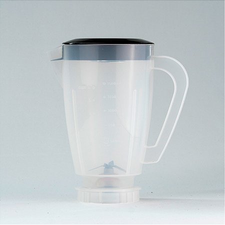 Copo Liquidificador Walita Problend 6 800W Ri 2134 Ri 2135 Translúcido com Tampa Preta