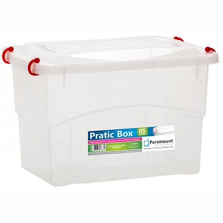 Caixa Plástica Pratic Box 5 Litros Multi Uso