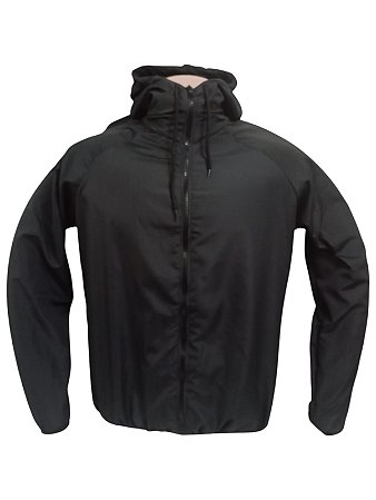 Corta Vento Lisa com Capuz PRETO