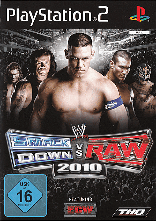 WWE SmackDown vs. Raw 2010 - Playstation 2 - DVD -