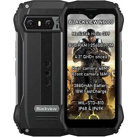 Smartphone Blackview N6000 LTE Dual Sim 4.3" 8GB / 256GB Black