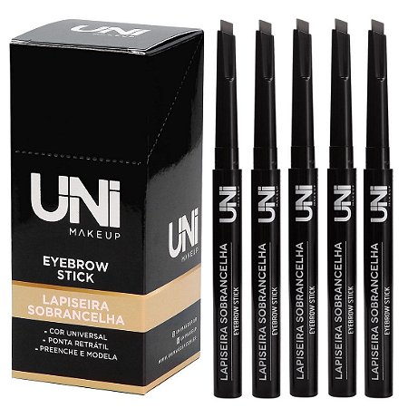 Uni Makeup - Lapiseira para Sobrancelha Universal - 24 Unid