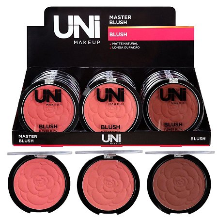 Quarteto de Blush Collection Uni Make Up - Display C/ 24 Unid -  Distribuidora JCF - Fornecedor de Maquiagem em Atacado, Cosméticos em  Atacado, Distribuidora Ruby Rose Atacado