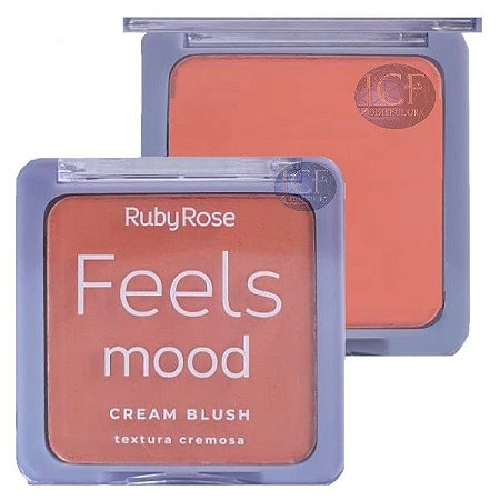 Ruby Rose - Feels Mood Cream Blush - Textura Cremosa  HB6118 - B120