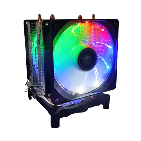 Cooler Fan Duplo Para Processador Intel Amd Led Rgb Tdp 130w Dex - Camura  Online - Loja de Informática