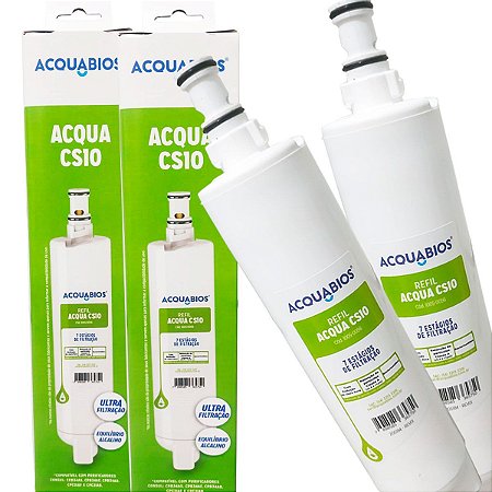 Kit 2 Filtro Refil Classe A compatível Purificador Consul Facilite Bem Estar CPC 30 31 34 35 36 CIX 01 06