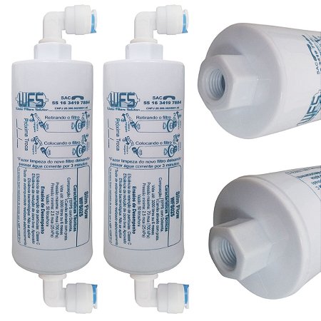 Kit Filtro Refil Compativel Purificador Hoken HK 4003 4007 1000