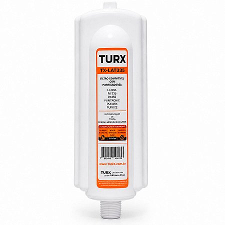 Filtro Refil Compatível Purificador Latina PA335 PA355 Puritronic Purimix Puri Ice