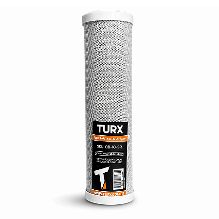 Refil Filtro Carbon Block 10" Carvão Ativado Universal Carcaça