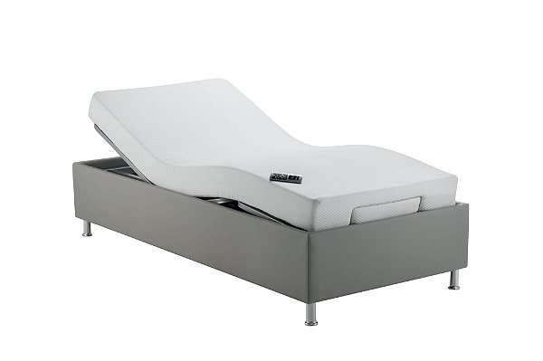 Cama Residencia Motorizada Fixa modelo Milano 1684 com colchão articulado