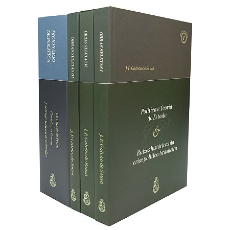 Combo Tradicionalismo Político - dr. José Pedro Galvão de Sousa - 4 tomos (CAPA DURA)