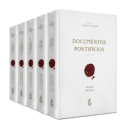 250 Documentos Pontifícios (Coleção - 5 tomos) - Guardiões da Tradição