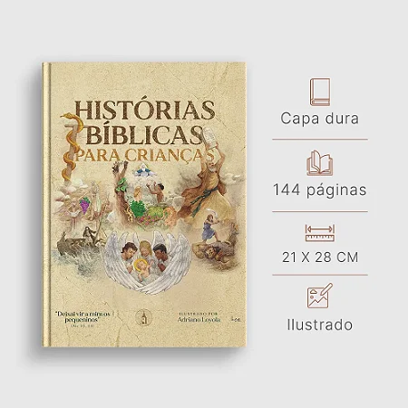 Histórias Bíblicas Para Crianças (CAPA DURA E ILUSTRADO)