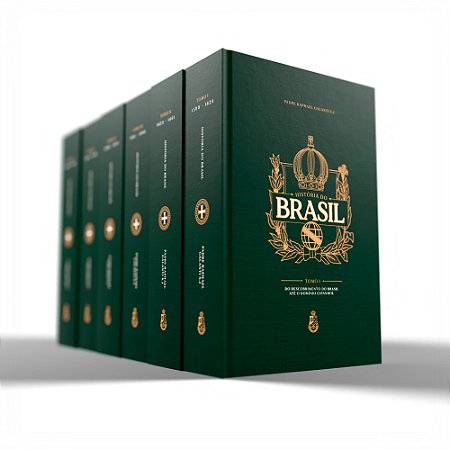 Capa do livro História do Brasil (6 Tomos)