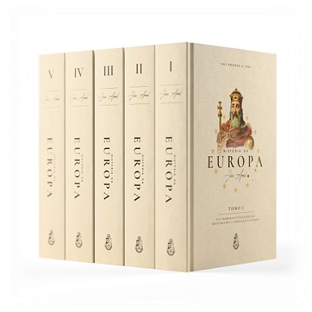 História da Europa (5 tomos - CAPA DURA) - João Ameal