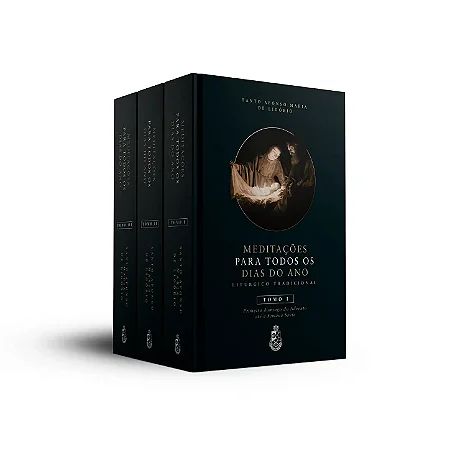 Capa do livro Meditações para Todos os Dias do Ano, de Santo Afonso de Ligório