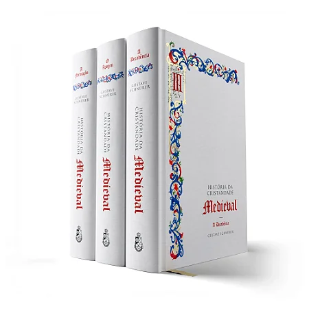 História da Cristandade Medieval (3 tomos - CAPA DURA)