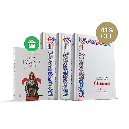 História da Cristandade Medieval (3 tomos - CAPA DURA)