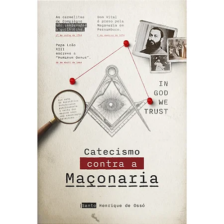 Capa do livro Catecismo Contra a Maçonaria