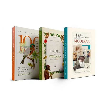 Combo Contra o Evolucionismo (100 questões + Teoria da Evolução + A Fé Diante da Ciência Moderna)