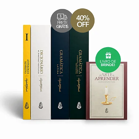 Combo "Napoleão Mendes de Almeida" (4 livros capa dura + Brinde)