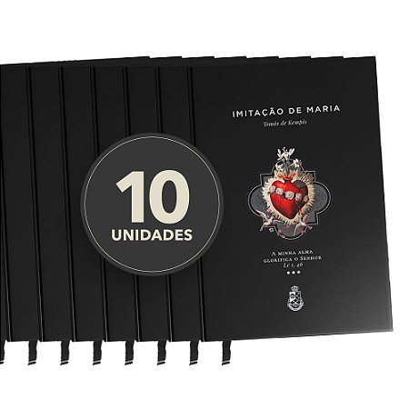 Pacote (10) - Imitação de Maria - Tomas de Kempis (CAPA DURA)