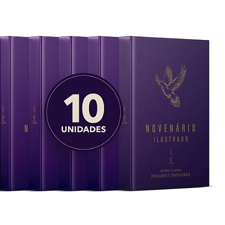 Pacote (10) - Novenário Ilustrado (CAPA DURA)