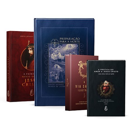 Combo Santo Afonso de Ligório (4 Livros)