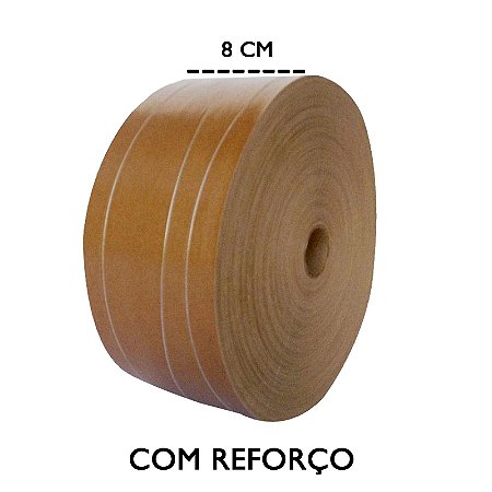 FITA ADESIVA GOMADA COM REFORÇO - 80 MM