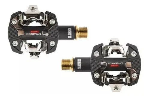 Pedal Look X-Track Race Carbon Ti + Tacos | MTB Leve 150g