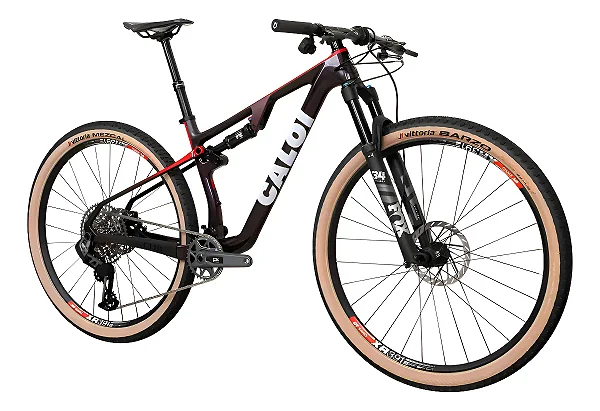 Bicicleta Caloi Elite Carbon FS Racing Preta | Full Suspension