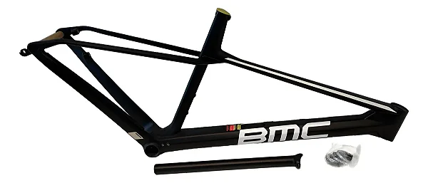 Quadro BMC com Canote de Carbono, Eixo e Caixa de Direção