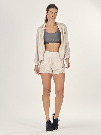 Shorts Duplo Fitness Maré Feminino