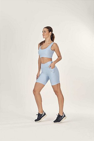 Bermuda Fitness Premium com Bolso Brisa Feminina
