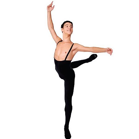 Macacão de Alças Ballet Masculino com Pé Capezio CAP230