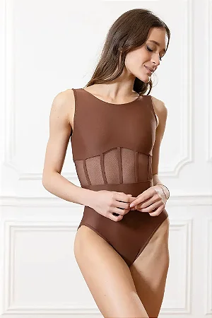 Collant Adulto Luciana Sagioro - Cacau - Só Dança LS47