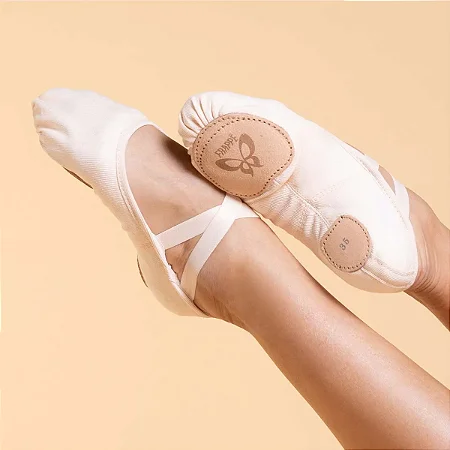 Sapatilha Meia Ponta Frappe Salmão – Evidence 038