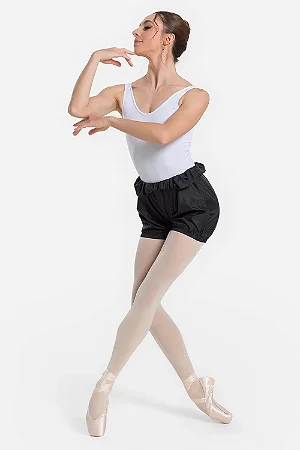 Shorts de Aquecimento Adulto Preto – Só Dança 5282