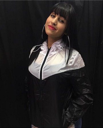 jaqueta sacolinha nike feminina