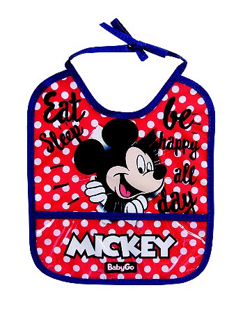 Babador Decorado Linha MICKEY - 01 Unid-Babygo