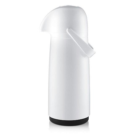 Garrafa Térmica Plástico- Para 01 Litro-EXPRESSAR-Cor Branca-SANREMO