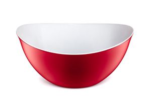 Tigela Plástica para alimentos-2.600ML-Cor Vermelha-SANREMO