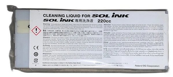 Solução p/ Limpeza - Eco-Solvente Roland (SL-CL) - 220ml